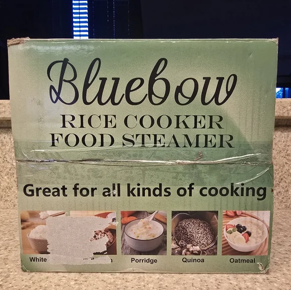 Bluebow Digital Rice Cooker, 6-Cup/2QT Small Rice Maker, 10 Presets, 24-Hr Timer - Picture 13 of 13